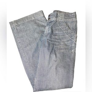Fossil Blue Wide Leg Jeans